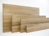 Massivholzplatte Leimholzplatte Esche Braunkern A/B 19mm, 2-2.4 m, DL durchgehende Lamele, DIY angepasst, Kernesche